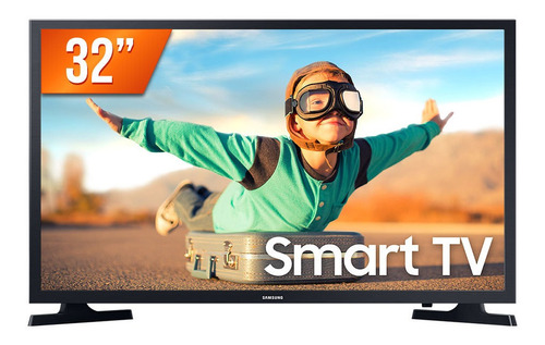 Imagem 1 de 4 de Smart Tv Led  32'' Hd Samsung 32t4300 2 Hdmi 1 Usb Wi-fi
