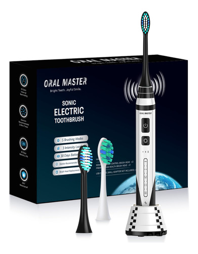 Oral Master Cepillo De Dientes Electrico Para Adultos, Cepil