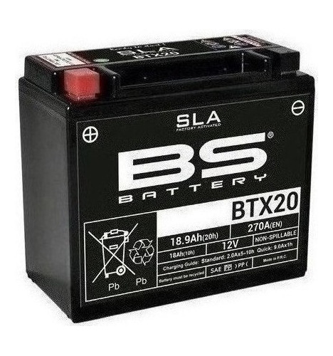 Bateria Bs Ytx20lbs Para Moto De Agua Sea Doo 16+