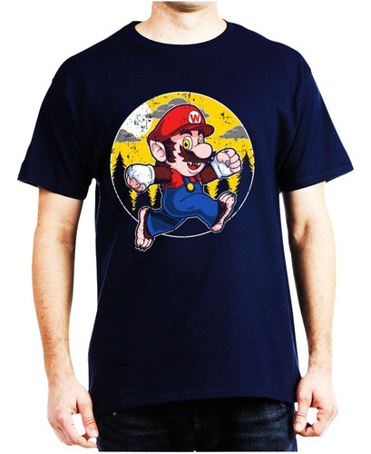 Playeras Super Mario Bros Diseño 45 Luigi Videojuegos Beloma