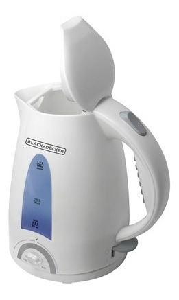 Imagen 2 de 7 de Pava Eléctrica Black+decker Ke002 Color Blanca 220v 1.7l Bla