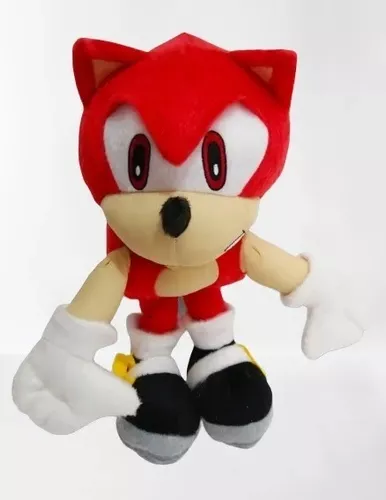 Boneco Pelúcia Sonic Grande 50cm Lançamento Vermelho Lindo