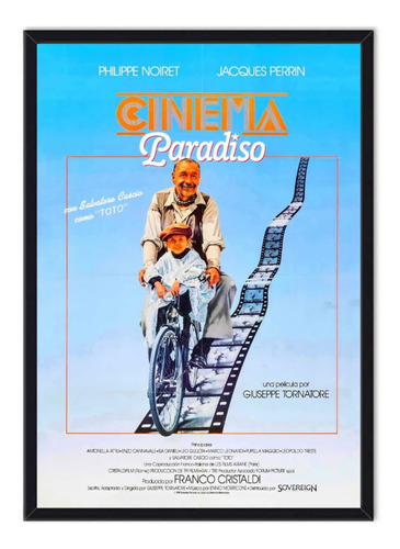 Cuadro Enmarcado - Afiche Cinema Paradiso
