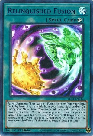 Yugioh! Relinquished Fusion (blue) - Lds1-en049