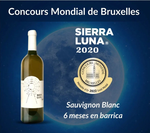 Sierra Luna Blanco, Vino Blanco Mexicano Pack 3 Botellas