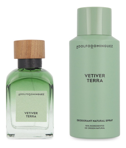 Set Adolfo Domínguez Vetiver Terra 2pzs - Caballero