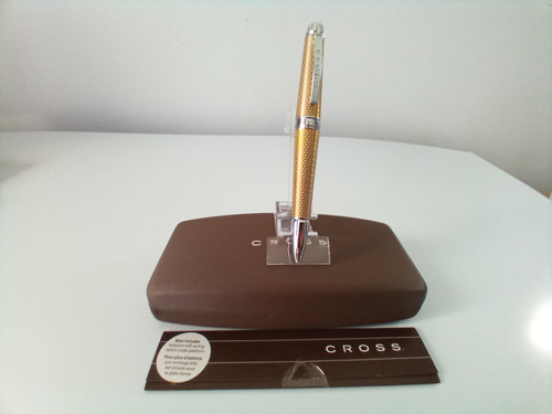 Imagem 3 de 7 de Caneta Cross C-séries Champagne Selectip Rolling Ball Linda.