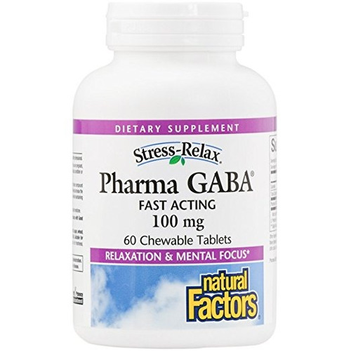 Factores Naturales - El Estrés-relajación Pharma Gaba 100 Mg