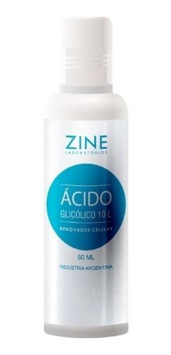 Acido Glicolico 10% Renovador Celular Queratolitic 60ml Zine