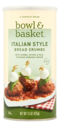 Pan Molido Estilo Italiano Empanizador Bowl & Basket 425g