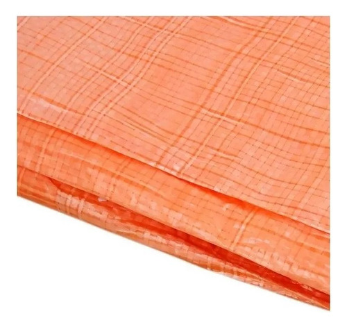 Lona Laranja Reforçada 4x4 Metros 70g 100micras - Ajax