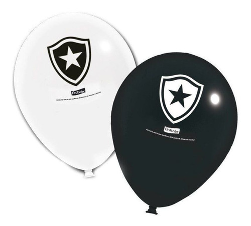 Balão De Festas Botafogo 25 Unidades