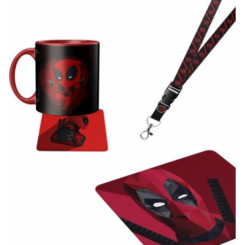 Pack Deadpool Para Regalo Con Mouse Pad Mdp-01
