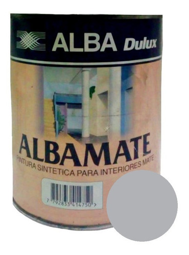 Sintetico Mate Alba Gris Solo Envio 10 Lt