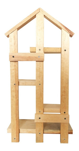 Imagen 6 de 7 de Macetero Porta Macetas En Madera De Piso O Pared Cactus