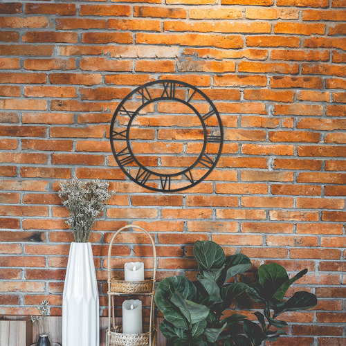 Adhesivo De Pared Con Forma De Reloj Redondo: Espejo Acrílic