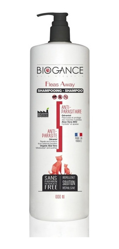 Shampoo Fleas Away Cat 1 Litro, Biogance.