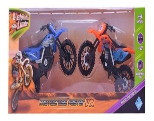 Motocross A Todo Terreno X 2 Velocidad Sin Limite 18cm