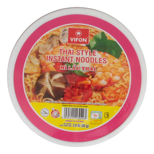 Fideos Instantáneos Estilo Tailandés, Vifon 85 G