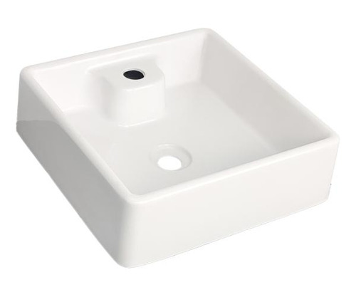 Cuba De Apoio Sobrepor Lavatório Compacto P Banheiro Lavabo Cor Branco