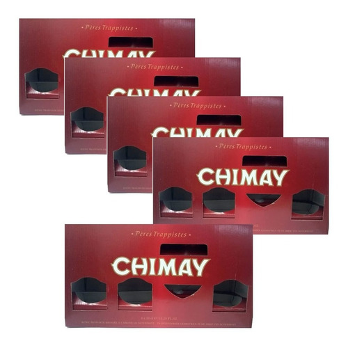 Combo: 5 Embalagens Vazias - Chimay 