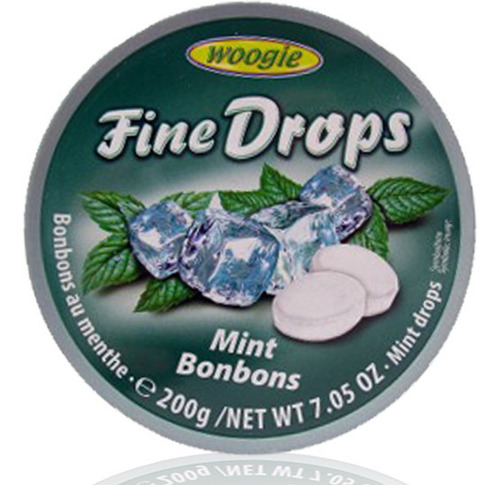 Balas Fine Drops Sabor Menta 200g - Tipo Sweet Originals