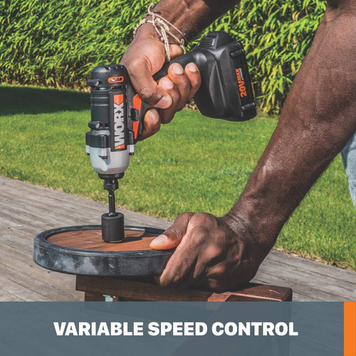 Controlador De Impacto Inalámbrico Worx Wx291l 20v Power Sha