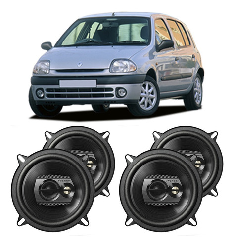 Auto Falante Renault Clio 2000 A 2003 Pioneer 200w Rms