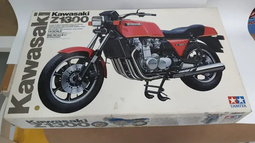 TAMIYA 1/6 Kawasaki Z1300 プラモデル Maravilhosa Kawasaki Z1300 Em Escala Gigante 1/6 Da Tamiya