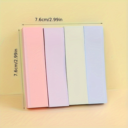 Conjunto De 400 Hojas De Notas Adhesivas Reutilizables