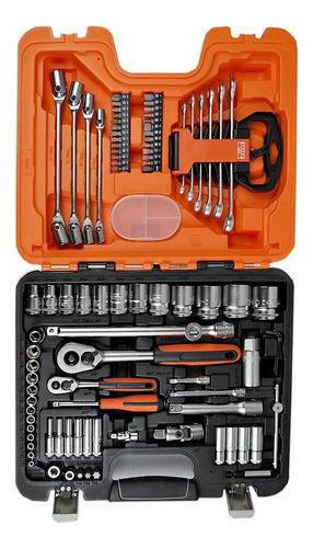 Kit Caja Juego Set Herramientas Llave Tubos 91 Pz S910 Bahco