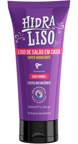 Hidraliso Liso do Salão em Casa creme capilar Mulher 200 ml