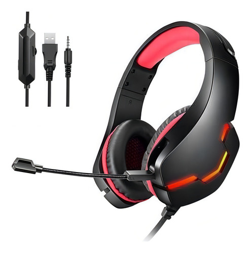 Auriculares J10 Red Gamer con cancelación de ruido