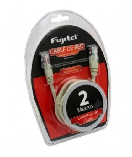 Cable De Red/utp 2 Metros Fujitel | Tecnotic