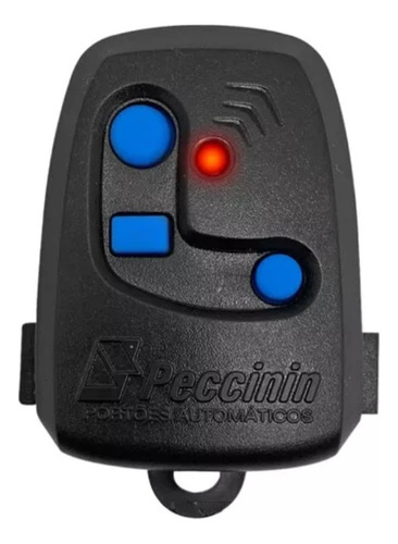 Controle Remoto Portão Automático 3c Nice Peccinin Original Preto