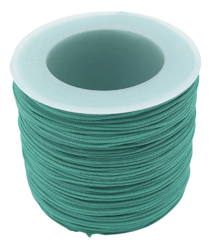 Rollo Hilo Chino 0.8mm Insumo De Bisutería Todo Los Colores Aquamarina