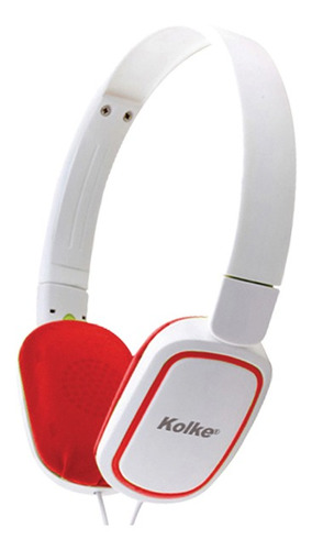 Auricular Kolke Ka-102 Blanco/rojo Districomp