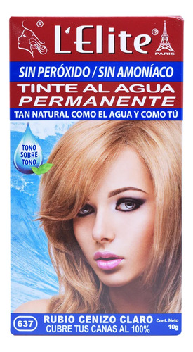Tinte L Elite 2 Unidades (rubio,castaño,negro, Otros) Tono RUBIO CENIZO CLARO
