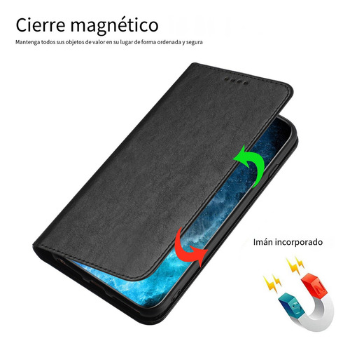 Funda Tipo Cartera Magnética Para Samsung Galaxy A11 Eu/m01s/a10s Con Bloqueo Rfid