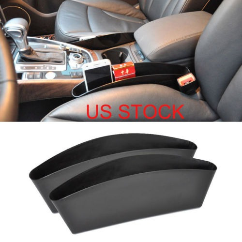 Imagen 1 de 6 de 2 Piezas De Catch Catcher Box Caddy Seat Slit Pocket Storage
