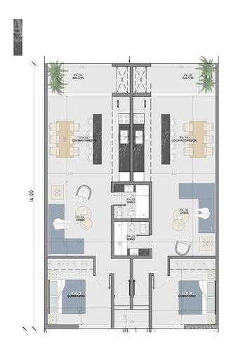 Imagen 4 de 5 de Departamento - Beccar-vias/libert.