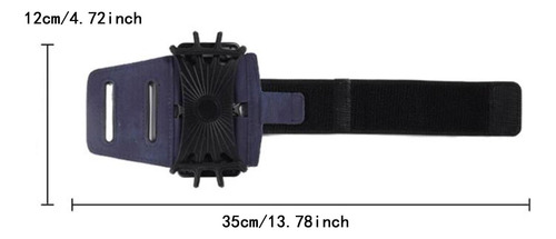 Running Phone Armband Running Phone Suptor Para Azul 35x12cm