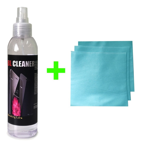 Imagen 2 de 2 de Limpia Pantallas Celular Lcd Led Tablet Spray 200ml 3 Paños