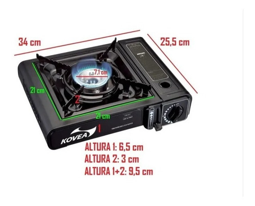 Anafe Cocina Portatil Kovea. Incluye Maletin