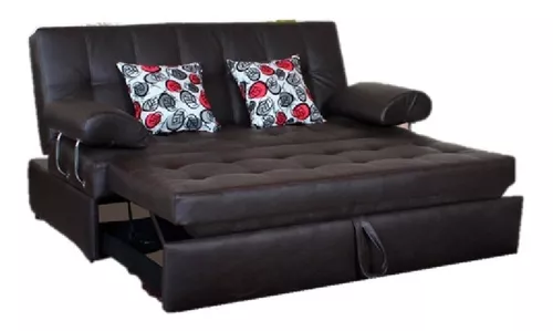Sofa Cama Plegable 4 En 1 Respaldo Ajusta Color Gris Bigsyy