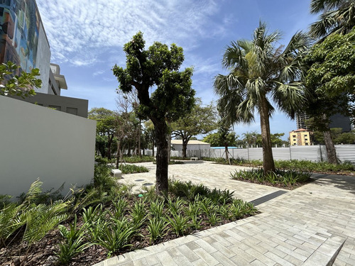 Apartamento De 1 Hab En Alquiler En Gazcue Con Línea Blanca Y Vista Al Mar