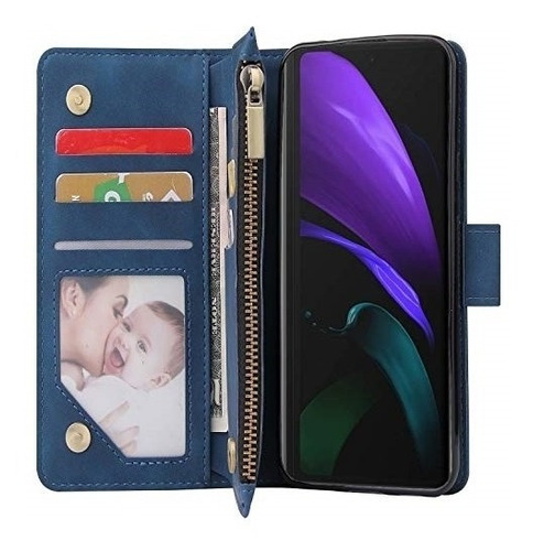 Imagen 2 de 6 de Lbyzcase Funda Teléfono Galaxy Z Fold 2 5g (2020), Funda Z Z