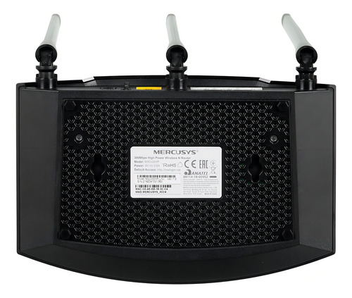 Router Mercusys Mw330hp Negro 300mbps 3 Antenas Externas