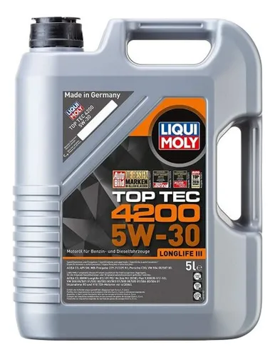 Aceite 5w30 5l Carro Liqui Moly Top Tec 4200 Dual