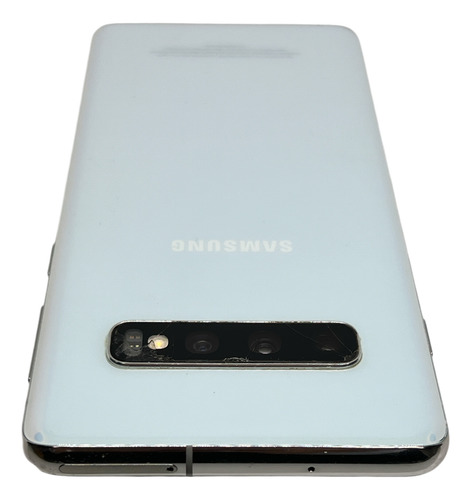 Celular Samsung Galaxy S10 128gb Blanco Dual Sim Desbloqueado (usado-linea En Pantalla) (Usado)